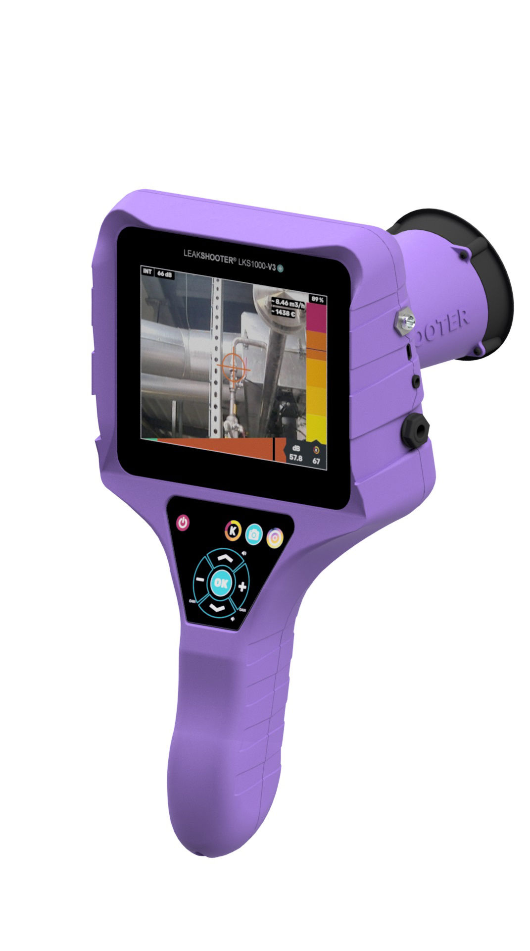 LEAKSHOOTER® V3+PRO: Leckagesuchgerät mit integrierter Wärmebildkamera